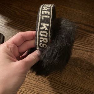 Michael kors fur earmuffs